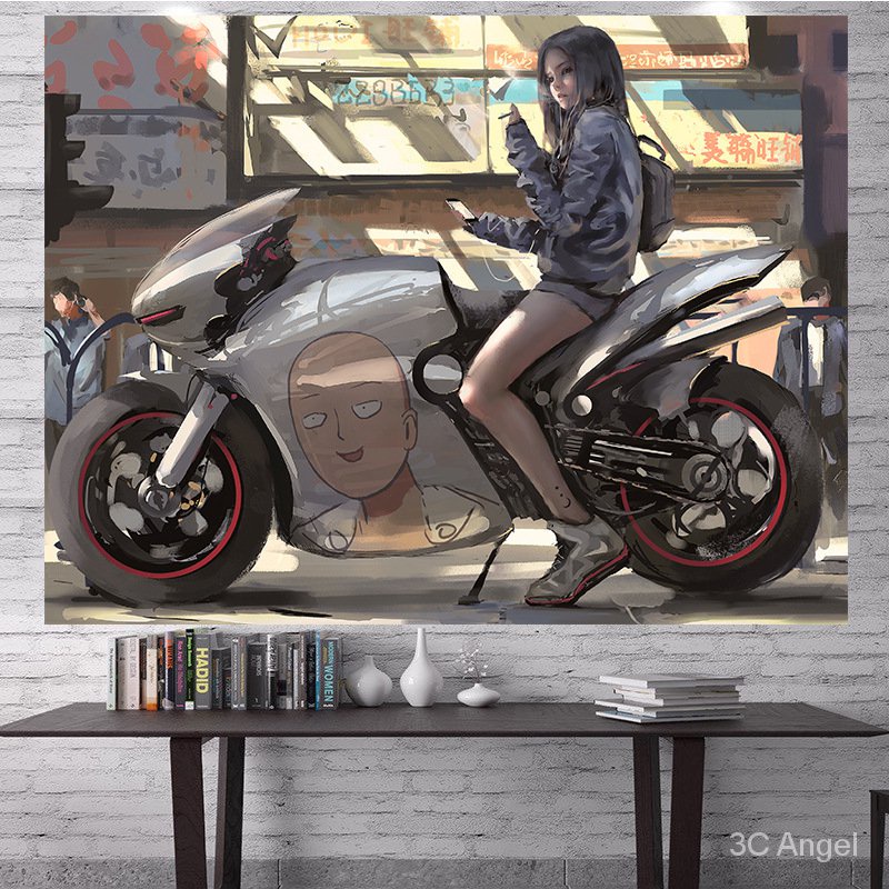 Tranh vải treo tường trang trí họa tiết hoạt hình 150*200cm