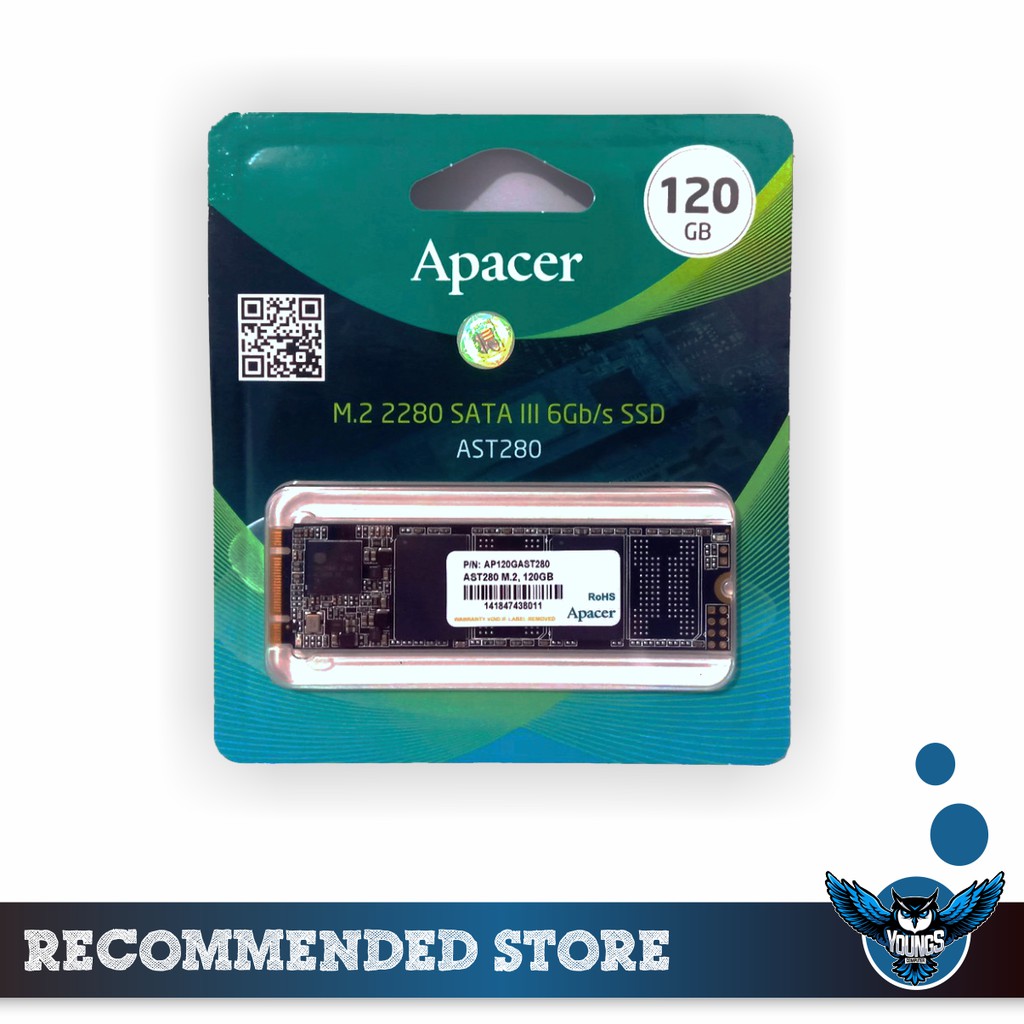 Ổ Cứng Ssd M.2 Apacer 120gb Ast280 M2