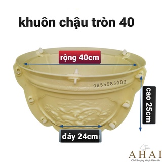 Khuôn đúc chậu cảnh tròn 40