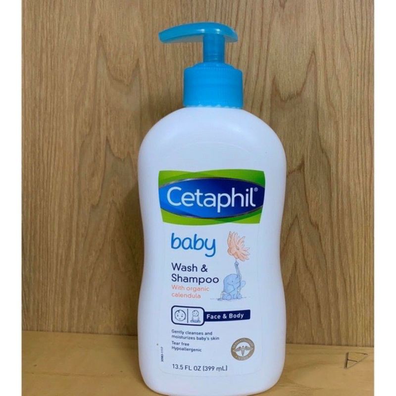 SỮA TẮM GỘI TOÀN THÂN CETAPHIL BABY WASH &amp; SHAMPOO MẪU MỚI 399ml kèm bill