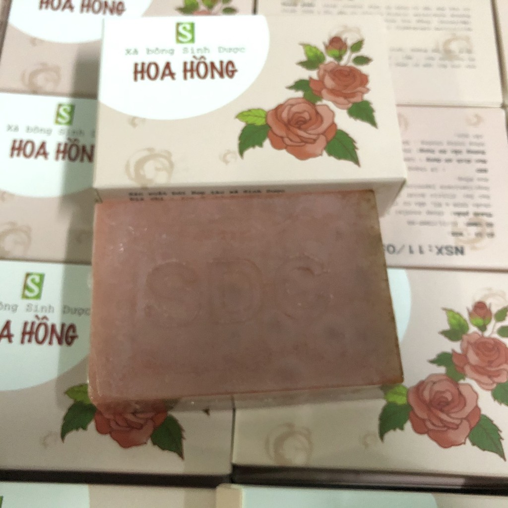 Xà Bông Hoa Hồng Sinh Dược 100gr <tpHCM> <handmade>