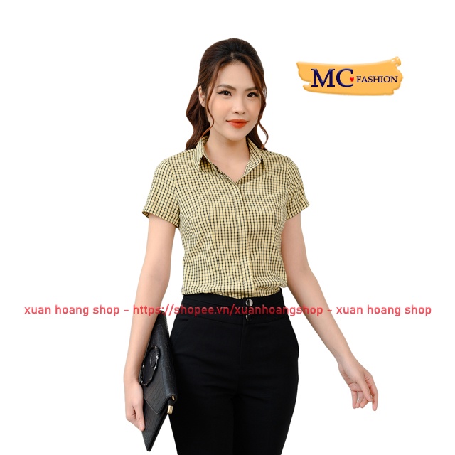 Quần Tây Nữ Đẹp Kiểu Dáng Công Sở Mc, Lưng Cao Màu Xanh Tím Than, Đen, Ống Côn Q0459