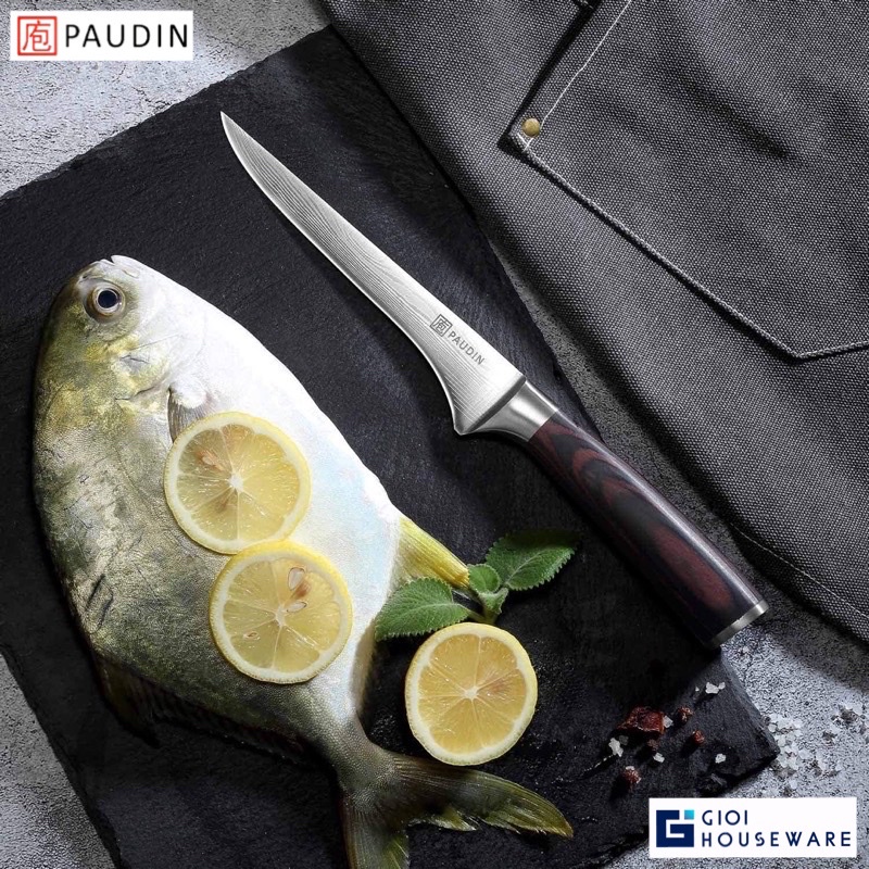 PAUDIN N10 Dao Lọc Xương, Da Làm Fillet - Thép Đức Siêu Bền - GiOi Houseware Free ship
