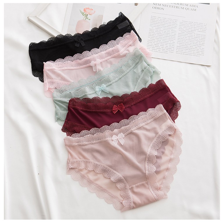 Quần Lót Nữ Ren Sexy Mỏng Mát Mềm Mại Phong Cách Quyến Rũ Gợi Cảm QL13 - mijusa | BigBuy360 - bigbuy360.vn