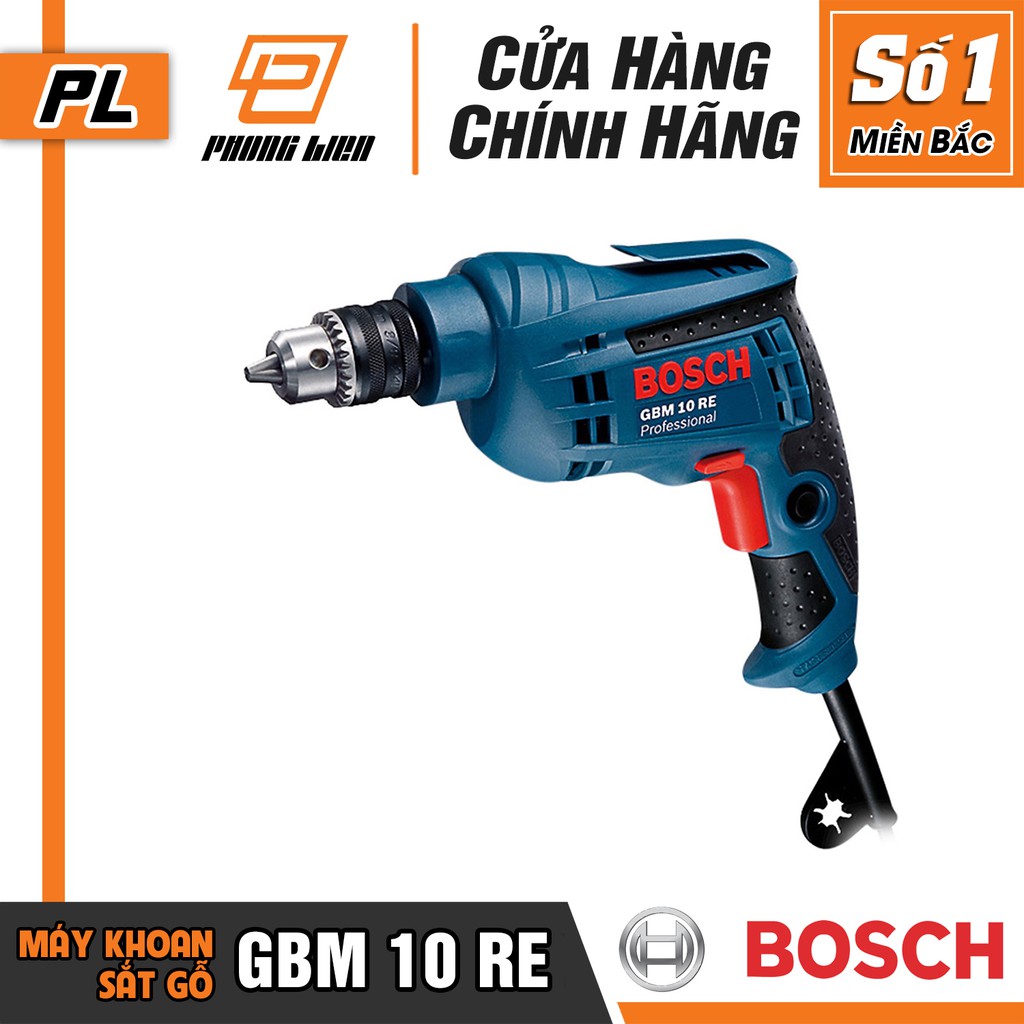 Máy Khoan Điện Bosch GBM 10 RE  - Hàng Chính Hãng