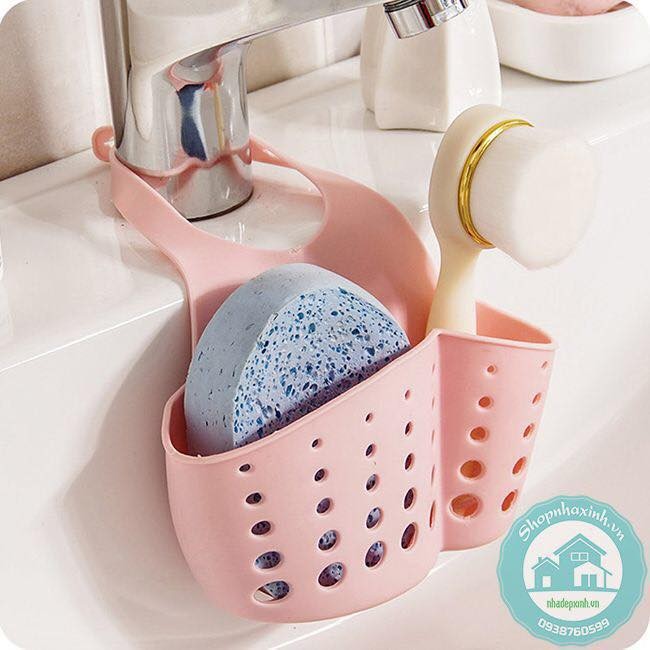 Giỏ treo bồn rửa bát tiện dụng - Giỏ đựng đồ đa năng treo bồn rửa bát