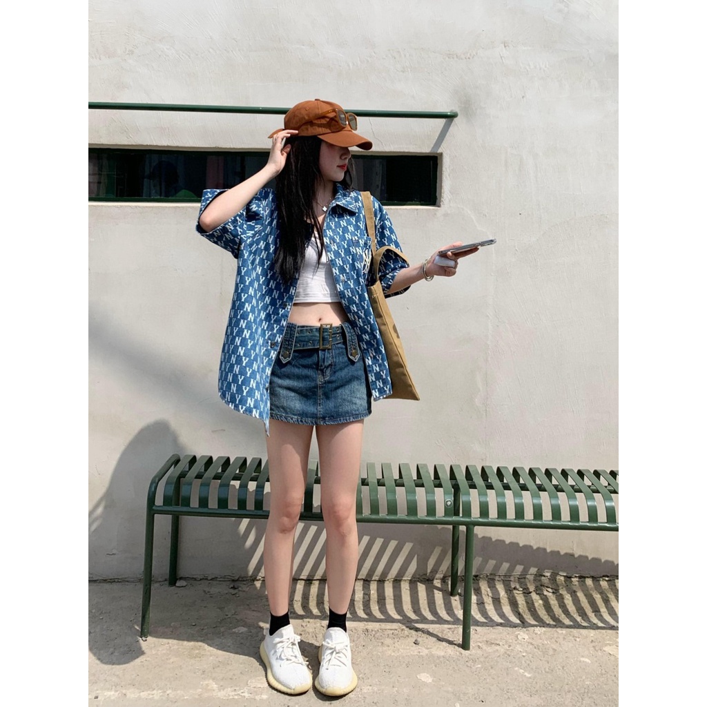 Áo Shirts Jeans MLB Summer  FW22