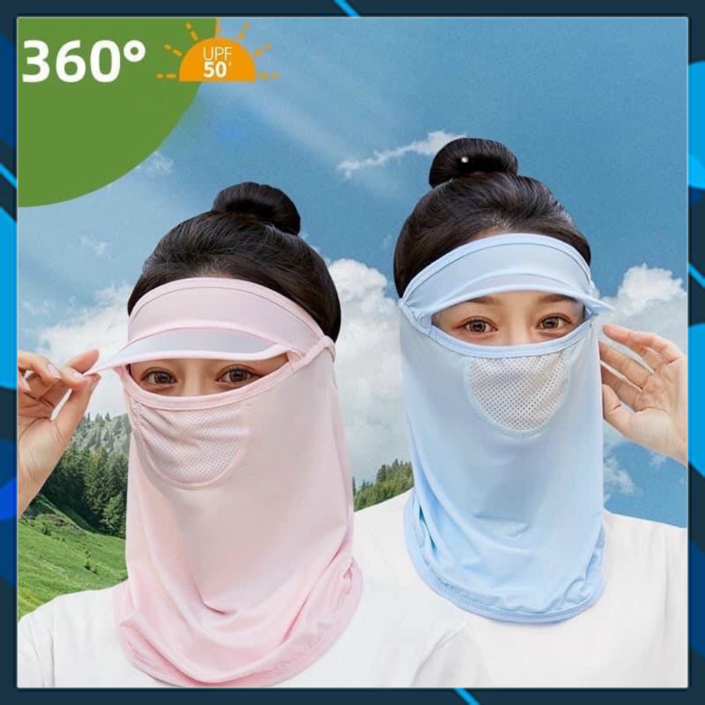 Mũ ,nón chống nắng mũ lưỡi trai kèm khăn che mặt bảo vệ khỏi nắng