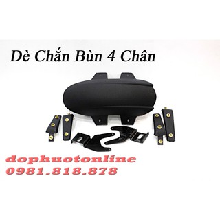 Bộ Chắn Bùn 4 Chân Xe Máy - Lắp nhiều loại xe, Không Ngại Trời Mưa - <DPOL>