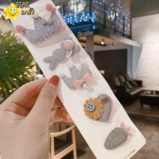 Set Kẹp Tóc Dễ Thương Cho Bé Gái