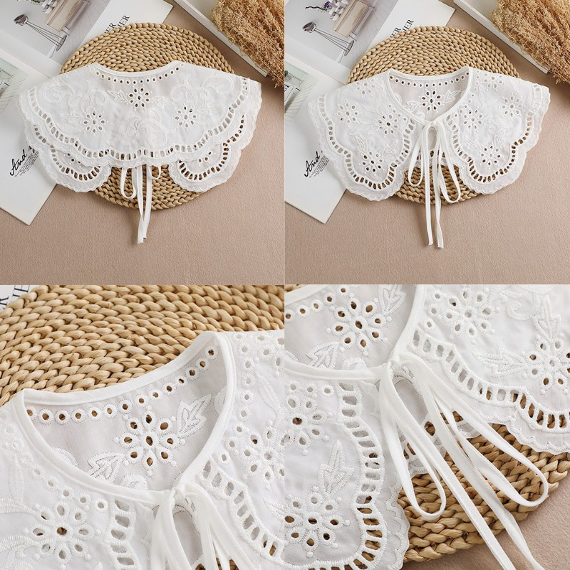 Cổ áo giả có thể tháo rời thời trang dành cho nữ