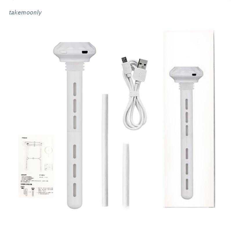 TAK Thanh phun sương siêu âm tạo ẩm mini cổng USB gồm lõi bông dài ngắn yên tĩnh cho phòng ngủ/văn phòng/du lịch