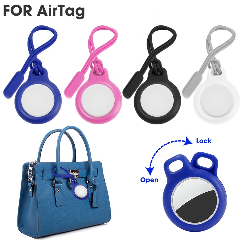 Vỏ Bảo Vệ Hộp Đựng Tai Nghe Apple Air Tag Bằng Nhựa Chống Rơi Chống Thất Lạc