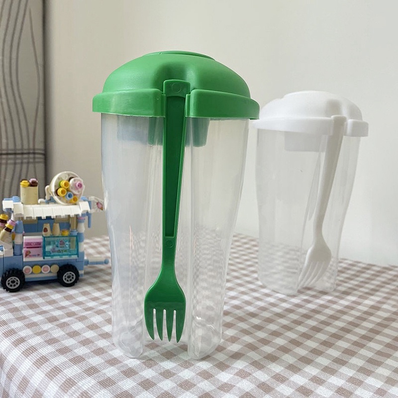 Cốc Đựng Salad Mang Đi Dã Ngoại Dung Tích 800Ml
