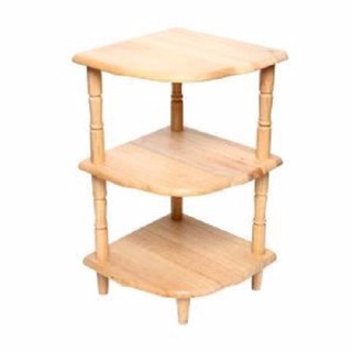 Kệ góc tường 3 tầng để đồ dùng trong nhà gỗ tự nhiên - Gỗ Đức Thành 40021K
