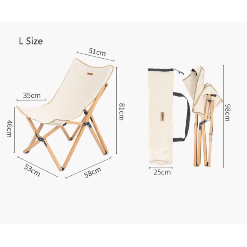 Ghế gấp gọn Glamping Naturehike NH19JJ008