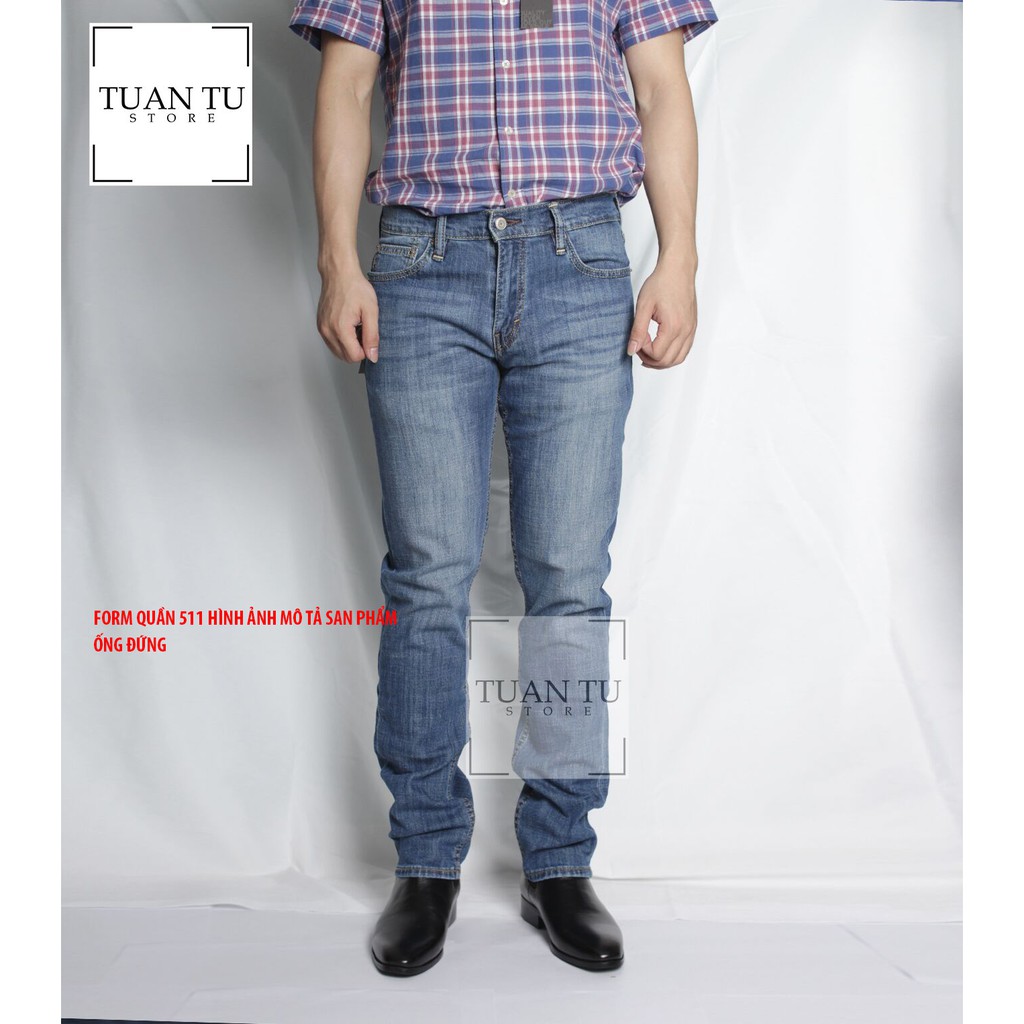 Quần Jeans Levis 511 made in cambodia T07