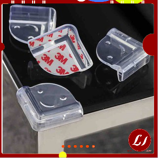 SÉT 4 miếng Bọc góc bàn silicon chống va đập, bảo vệ toàn toàn