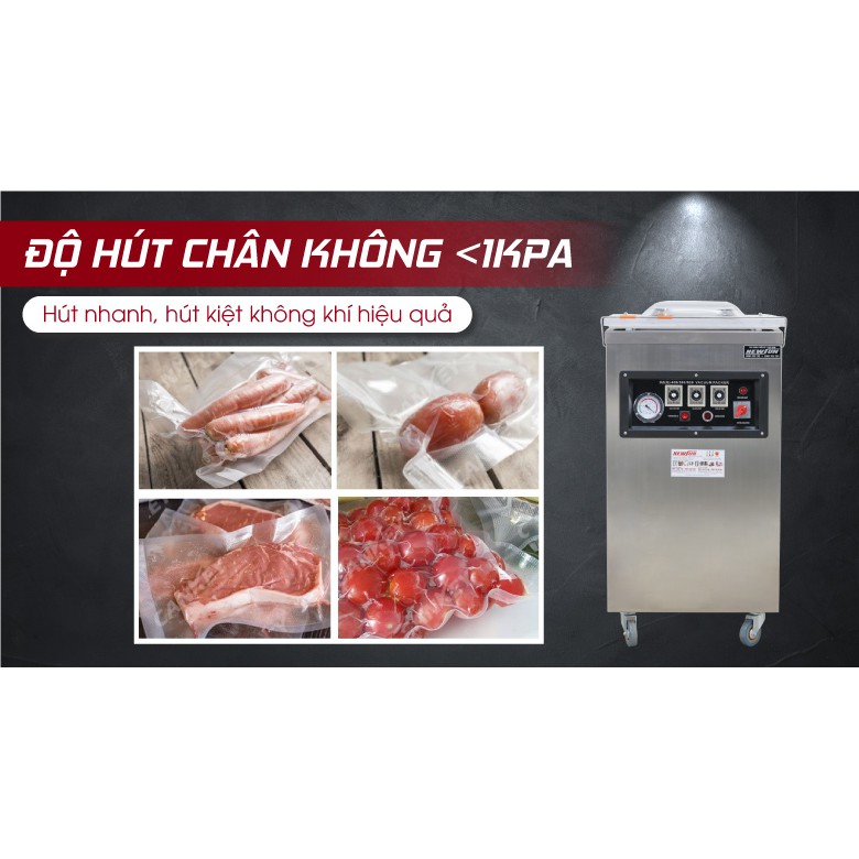 Máy Hút Chân Không, Đóng Gói Thực Phẩm Công Nghiệp 1 Buồng DZQ400 - Đóng Gói Số Lượng Lớn - Bảo Hành 12 Tháng