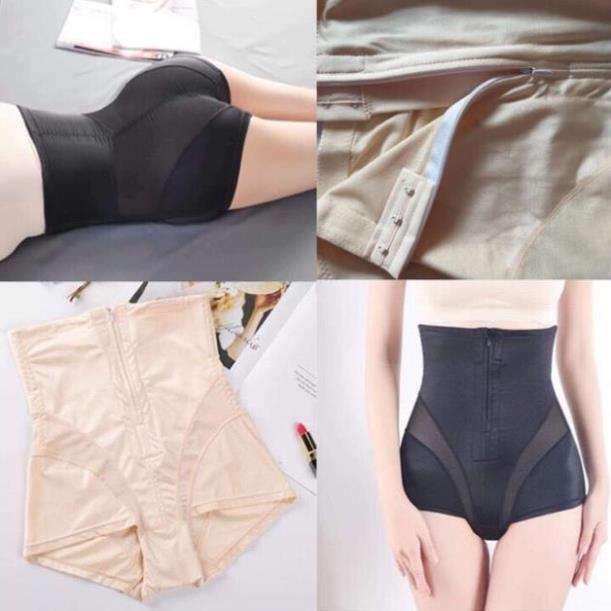 Quần Gen Thun Lưới Nịt Bụng Kéo Khoá Siêu Giảm Eo - LADY