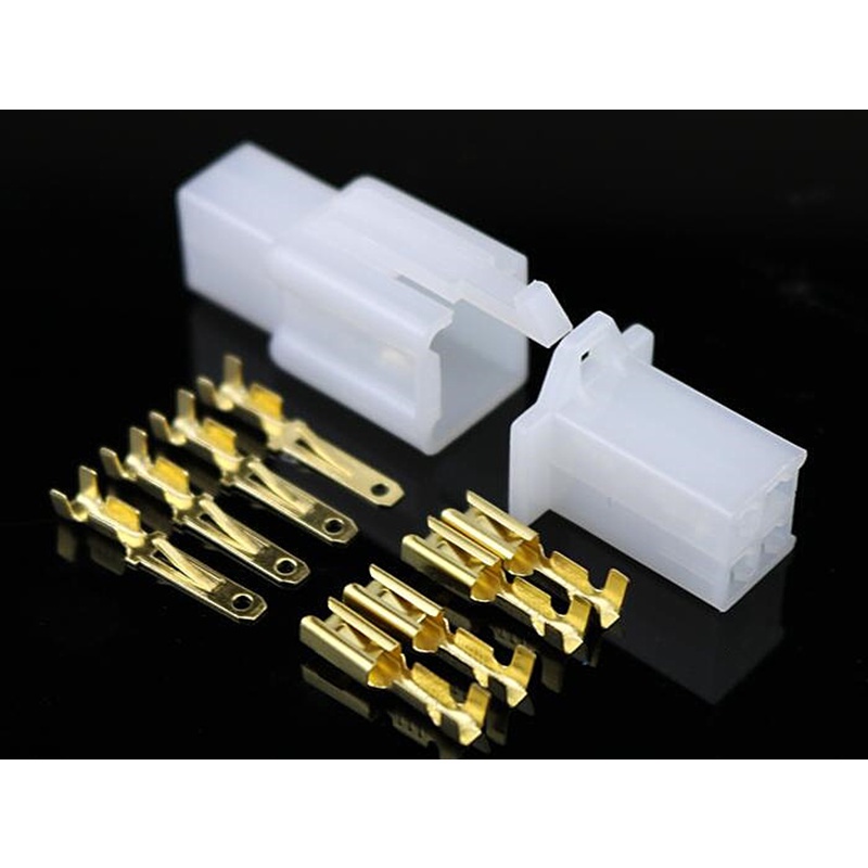 Set 5 Đầu Nối Dây Cáp 2.8mm 2 / 3 / 4 / 6 / 9p Cho Còi Xe Máy