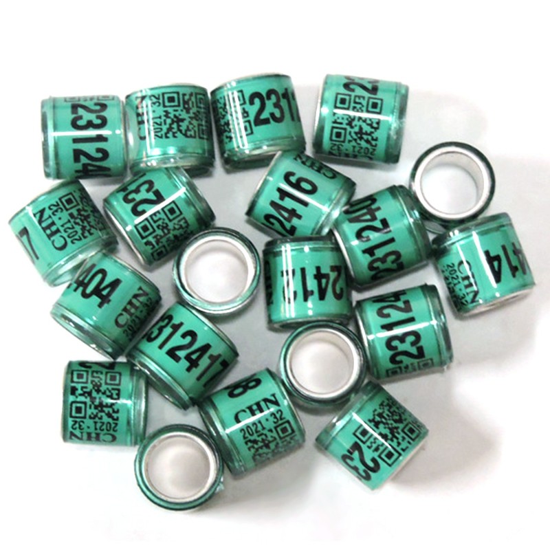 Set 50 Vòng Đeo Chân Chim Bồ Câu Nhiều Màu Sắc Xác Định Tiện Dụng