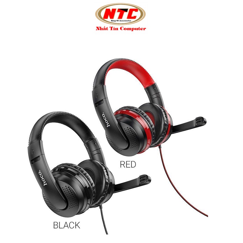 Tai nghe Gaming Hoco W103 Deep Bass - tích hợp mic và phone tren 1 jack 3.5mm (2 màu tuỳ chọn) Nhất Tín Computer