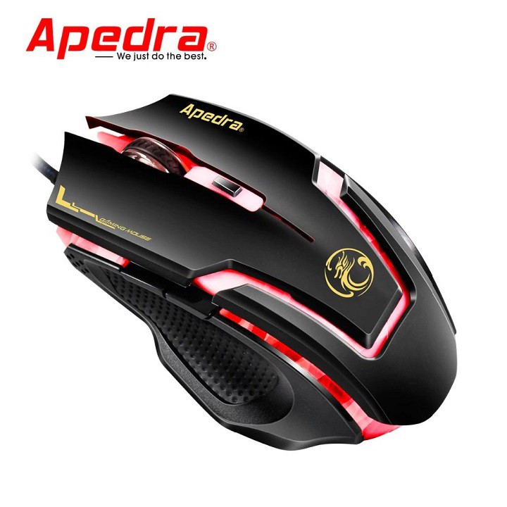 Chuột Gaming Apedra A9 – Chính hãng – Led đổi màu – Độ nhạy 3200 DPI – Bảo hành 12 tháng