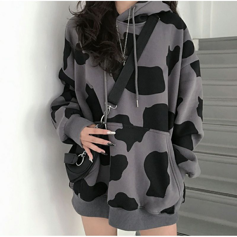 ORDER | HOODIE ULLZZANG BÒ SỮA FORM DÀI RỘNG HOT TREND