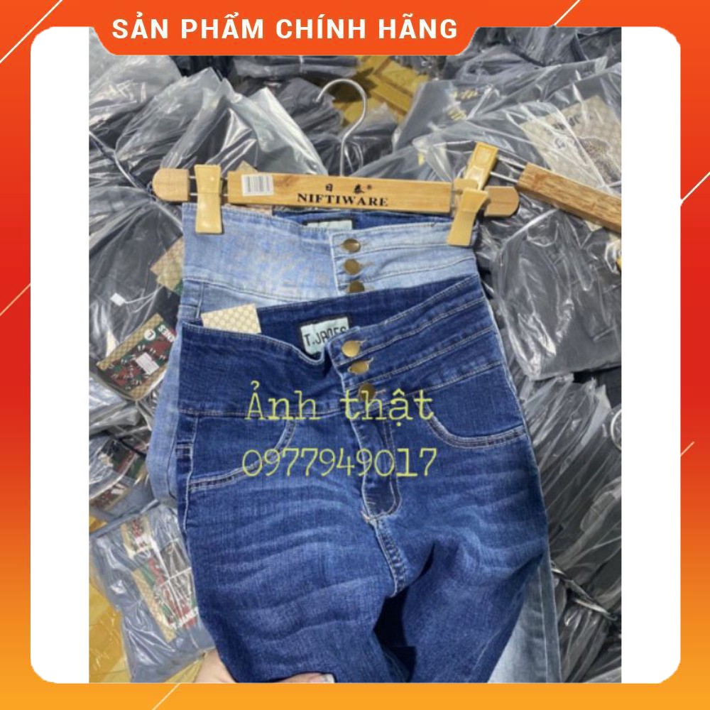 freeship quần jeans nữ cạp cao 3 khuy mẫu mới mẫu mới | BigBuy360 - bigbuy360.vn