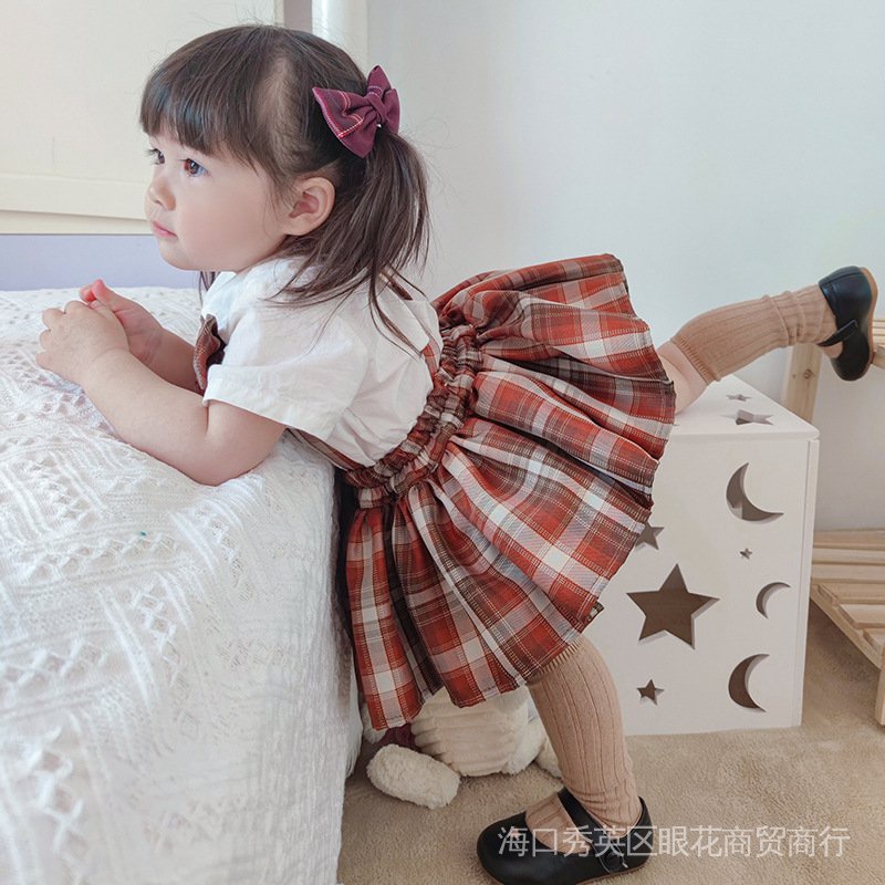 Chân Váy Ngắn Phong Cách Preppy Dành Cho Bé Gái Học Sinh 2021