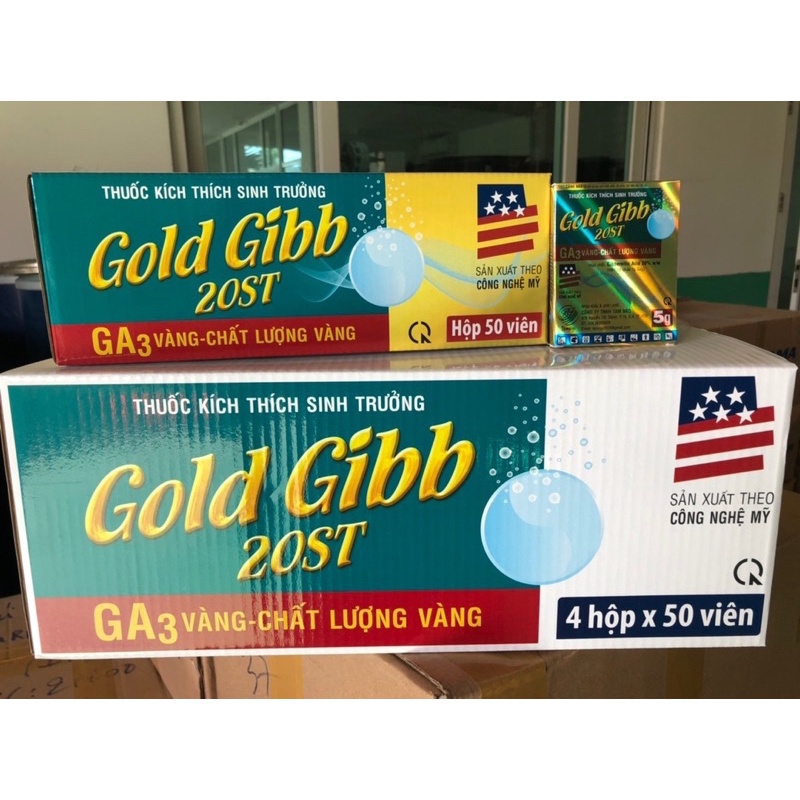 Viên Sủi Kích Thích Sinh Trưởng Gold Gibb 20ST
