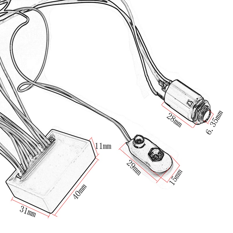 Bộ Cân Bằng EQ Preamp 3 Band Chuyên Dụng Cho Đàn Guitar Bass