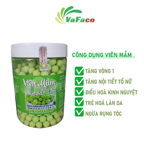 500gr Viên Mầm Đậu Nành Hồng Sâm Matcha, Khoai môn, Tảo Diệp Lục, Dâu Tây, Nở Ngực, Tăng Vòng 1, Tăng sinh lý nữ