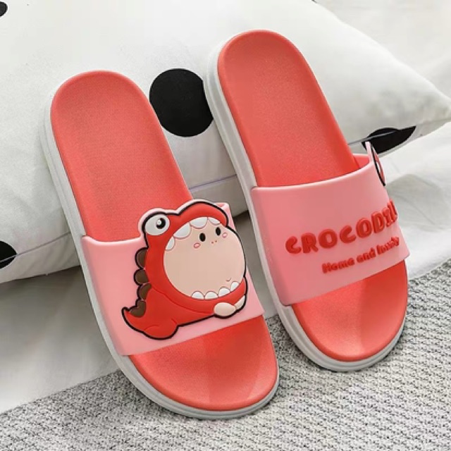 Dép Nam và Nữ Quai Ngang CROCODILE Unisex Cao Su Siêu mềm Hàng cao cấp 2021