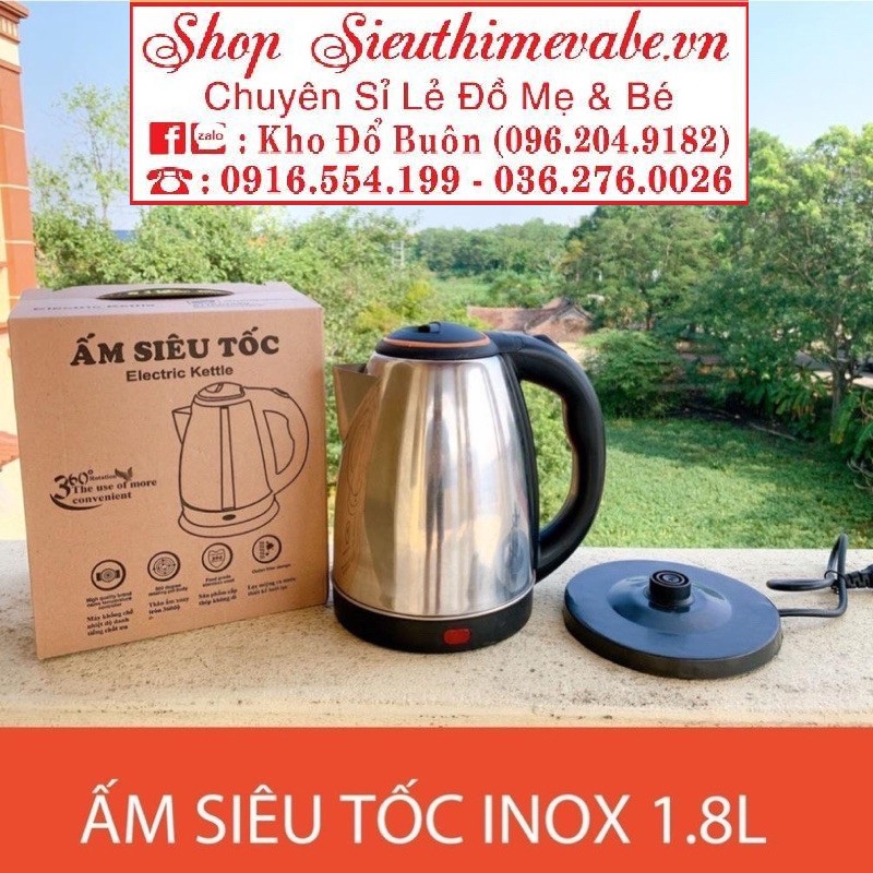 Ấm Siêu Tốc 1.8L Electric Kettle cao cấp giá rẻ nhất