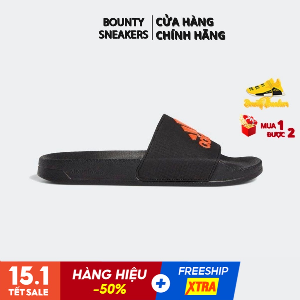 Dép Thời Trang  Adilette Shower Slides &quot;Black Orange&quot; EE9015 - Hàng Chính Hãng - Bounty Sneakers