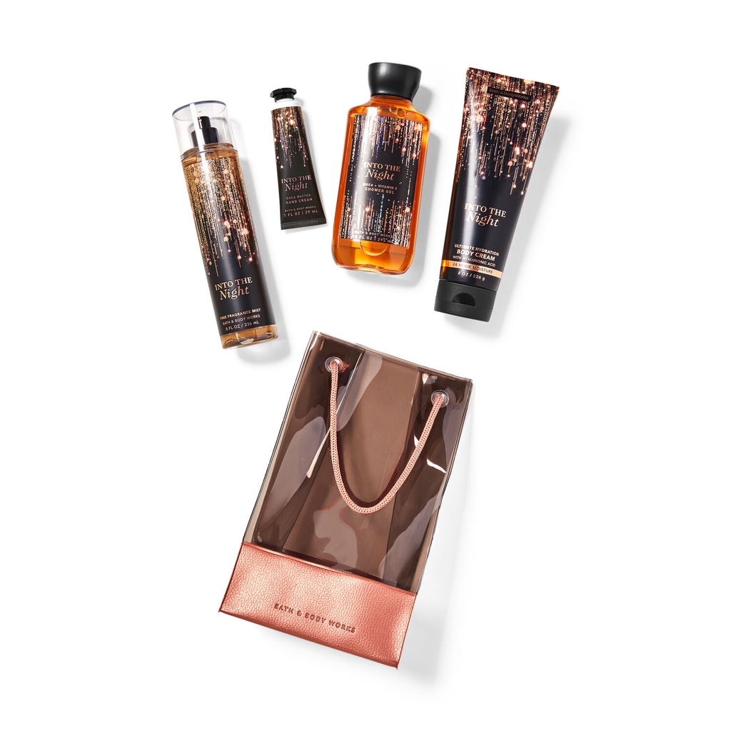 Into the night Set quà tặng Bath and body works bill Mỹ