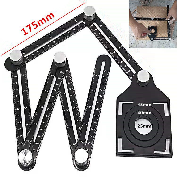 THƯỚC   - thước định vị khoét lỗ gạch men
