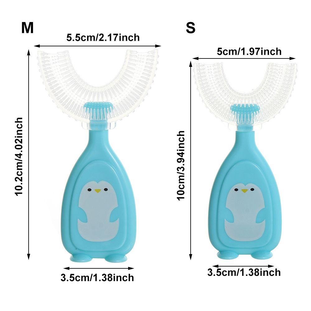 NIUYOU Bàn Chải Đánh Răng Mềm Mại Hình Chữ U Dành Cho Bé