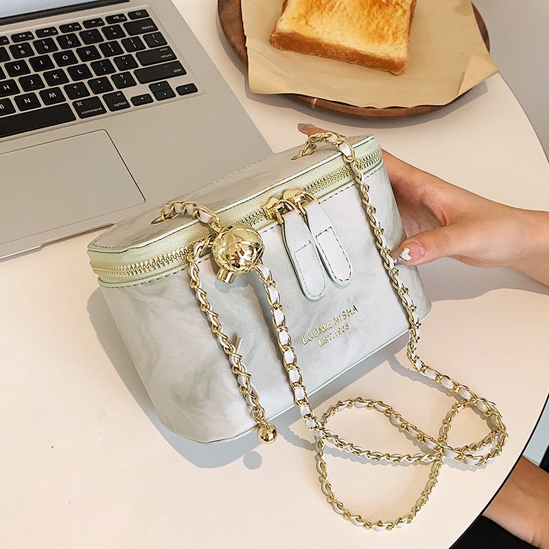 Túi đeo vai IELGY có khóa kéo dễ phối đồ thời trang cho nữ