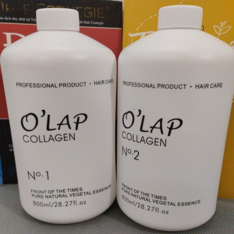(Chính hãng) Kem uốn lạnh tóc olap dạng lỏng sệt sóng căng 800mlx2