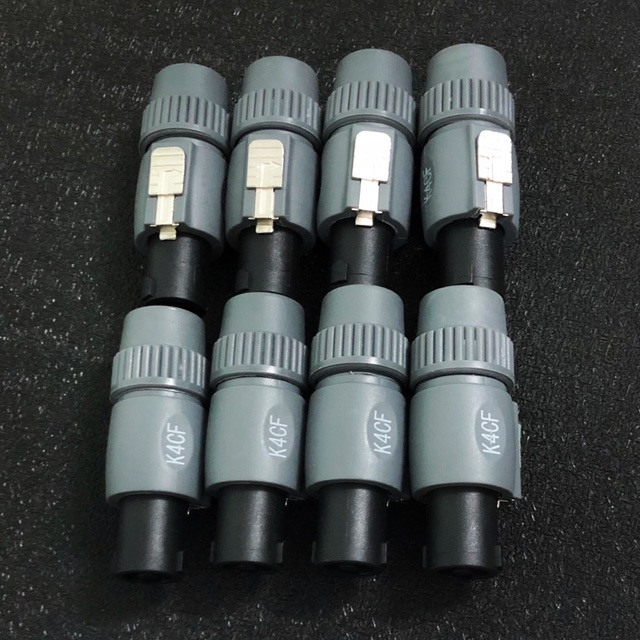 Đầu Speakon dây loa sân khấu loại dây lớn