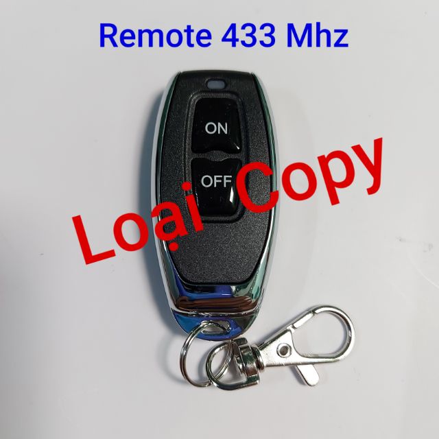 Remote 433 Mhz học mã 2 nút nhấn ON-OFF / A-B