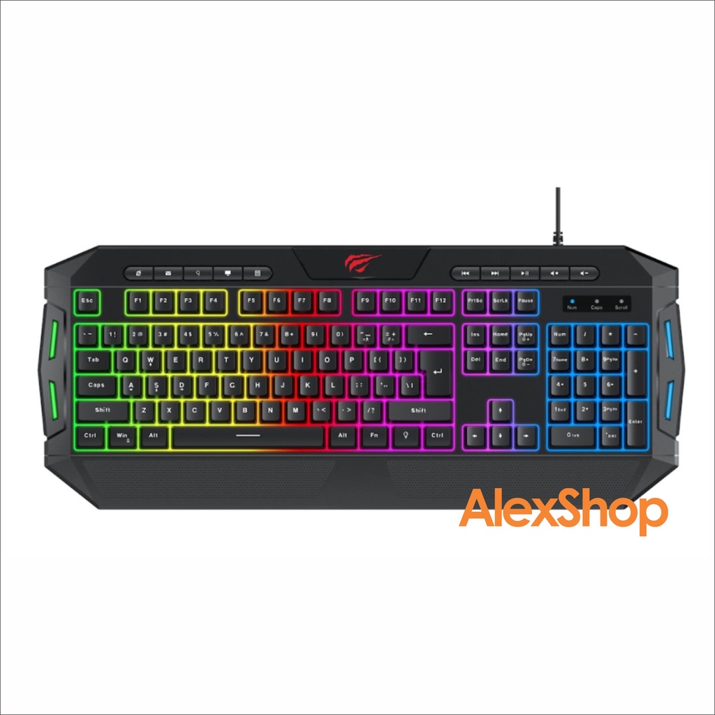Combo 4 trong 1 Havit KB501 Gaming đèn Led RGB - Chính Hãng Bảo Hành 1 Đổi 1 12 Tháng