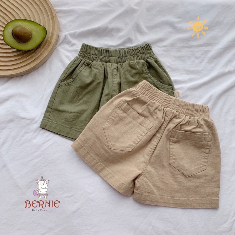 _Quần sooc tròn unisex cho bé trai/gái 9 đến 22kg