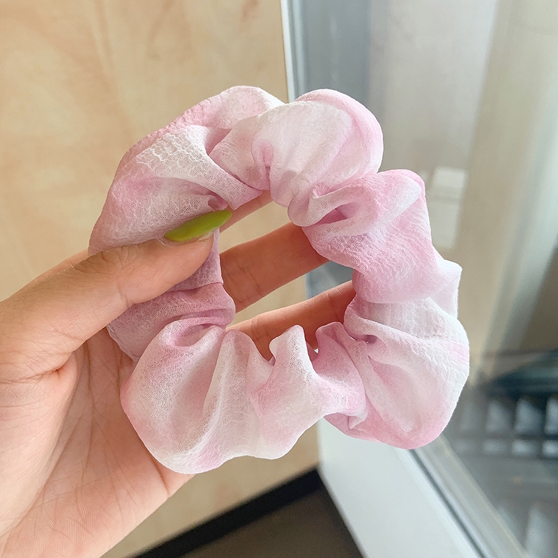 Dây buộc tóc đuôi ngựa thiết kế đơn giản phong cách Hàn Quốc