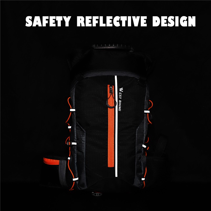WEST BIKING Ba lô xe đạp siêu nhẹ chống thấm nước với dung tích 10L Phụ kiện đi xe đạp tiện lợi