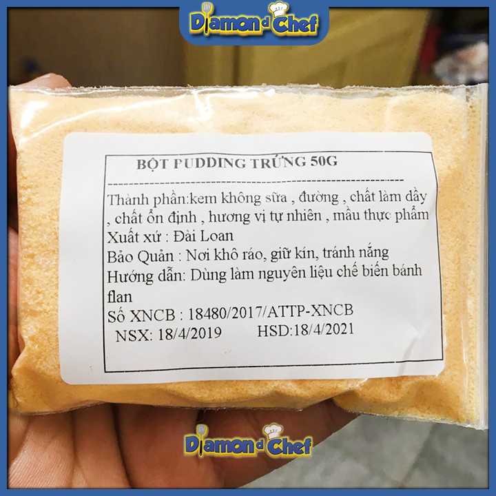 Bột Pudding Trứng Maulin Mole 100g