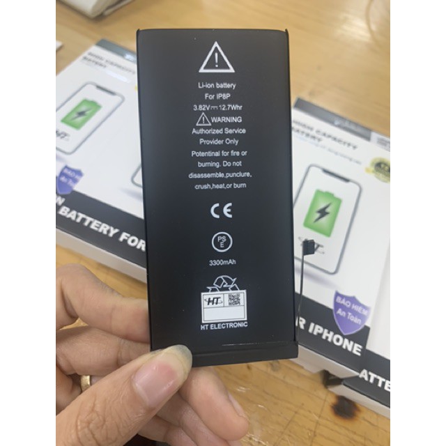 Pin IPhone HT Dung Lượng cao - Bh 12TH - Chính hãng HT Electronic Dành Cho IPhone 5/5s/6/6s/6P/6S/6SP/7/7P/8/8p/X